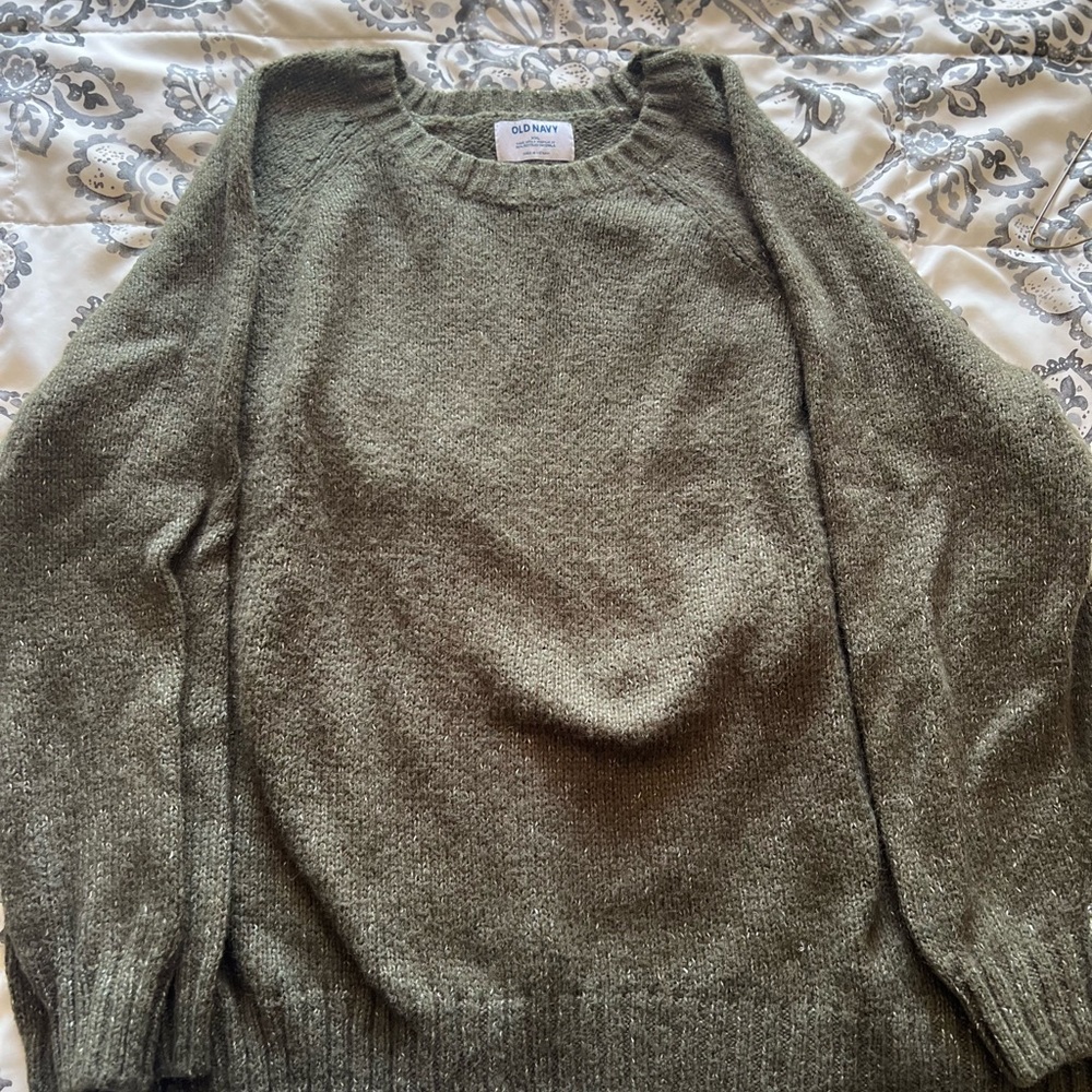 Old Navy Women’s Crewneck Sweater - Olive Green